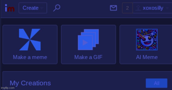 blue imgflip | made w/ Imgflip meme maker