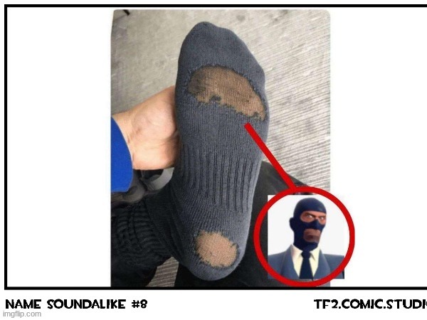 that sock is a bloody spy | made w/ Imgflip meme maker