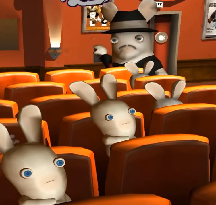 Raving Rabbids angry Blank Meme Template