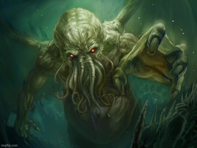Cthulhu | image tagged in cthulhu | made w/ Imgflip meme maker