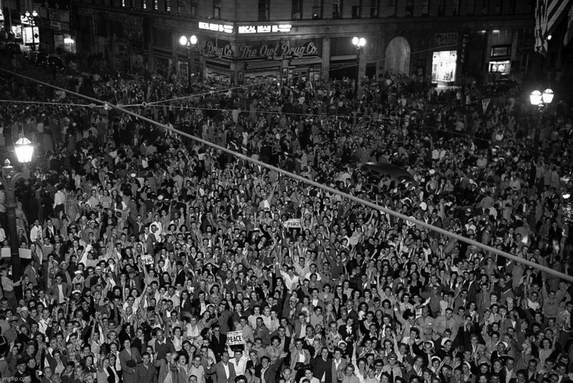 VJ Day 1945 Hollywood & Vine | image tagged in vj day 1945 hollywood vine | made w/ Imgflip meme maker