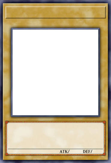YuGiOh Card Blank Meme Template