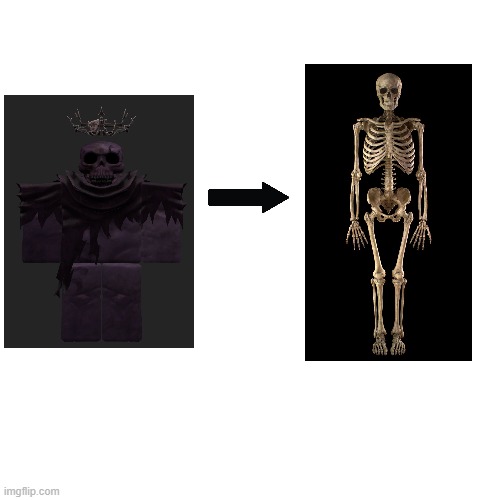 Noli's Milestone 1 is literally a skeleton | image tagged in forsaken,roblox | made w/ Imgflip meme maker