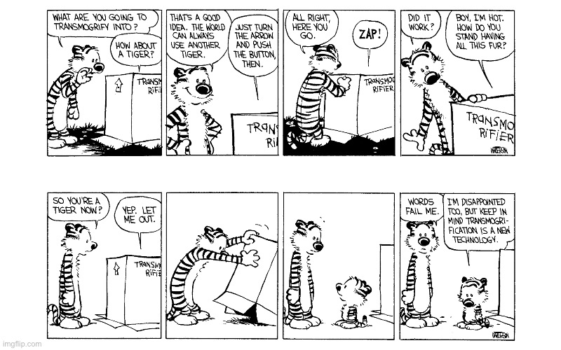image tagged in calvin and hobbes,comics | made w/ Imgflip meme maker
