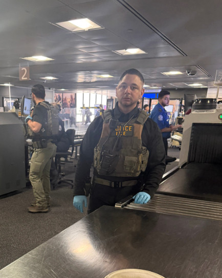 ICE cosplay as TSA Blank Meme Template