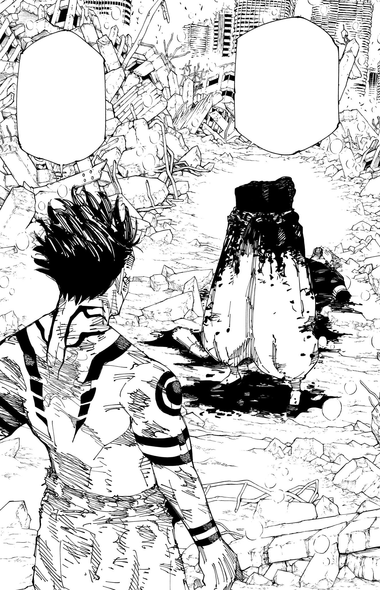 Sukuna Kills Gojo Blank Meme Template