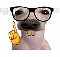 Nerd Doge Blank Meme Template