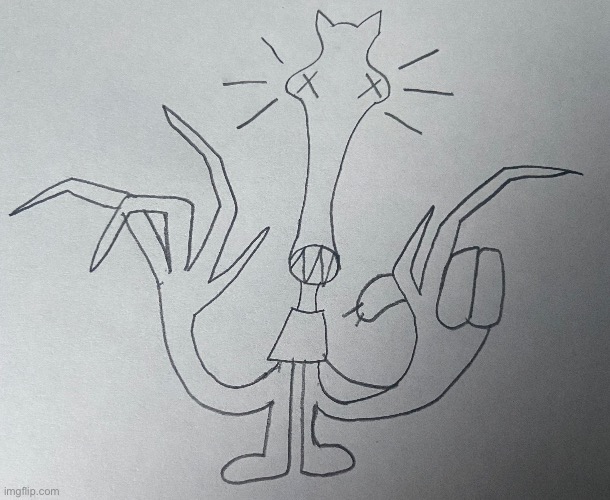 Since Odette is a shapeshifter, does that make this art canon | made w/ Imgflip meme maker