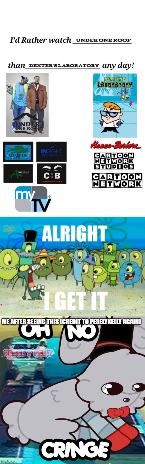 Hangman | Me after seeing this (credit to peselykelly again) | image tagged in dexter's laboratory hate art,alright i get it,oh no cringe frankie credit to peselykelly | made w/ Imgflip meme maker