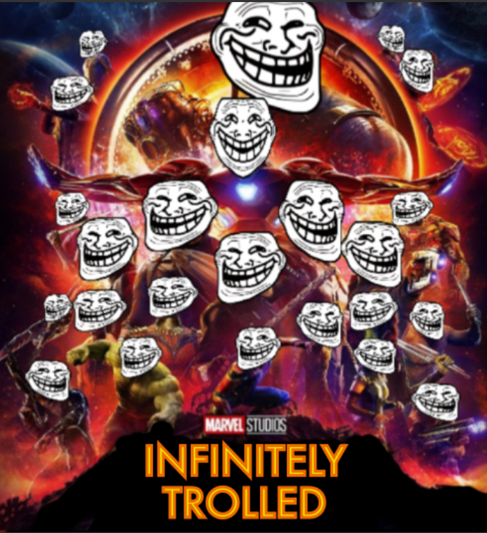 Infinitely Trolled Blank Meme Template