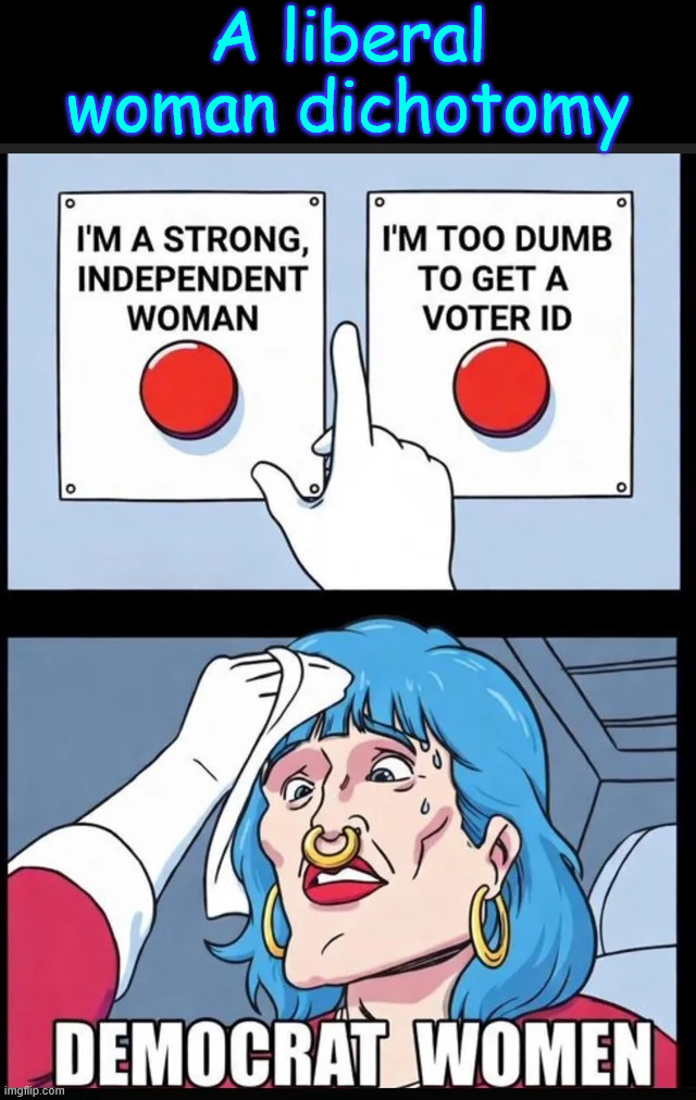 A liberal woman dichotomy | made w/ Imgflip meme maker