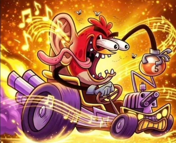 Angry bird driving Blank Meme Template