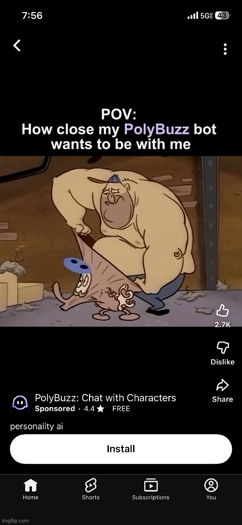 Ewwww. Get a job. | made w/ Imgflip meme maker