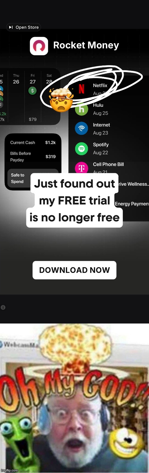 image tagged in oh my god | made w/ Imgflip meme maker