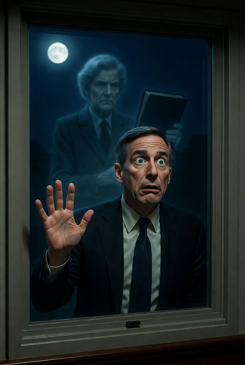 Thune Scared Blank Meme Template