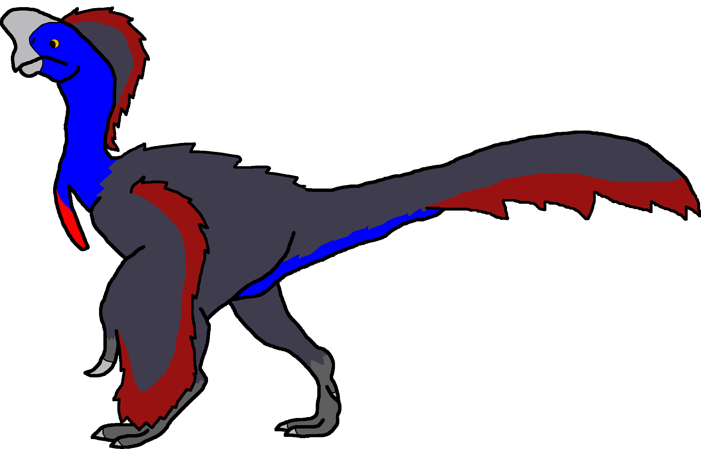 Male Oviraptor (Paleoverse + EOIverse) Blank Meme Template