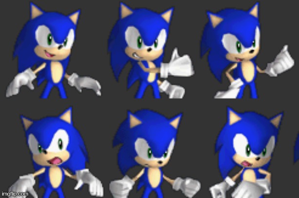 i think the sonic rush model is one of his best models ever honestly he just looks so good | made w/ Imgflip meme maker