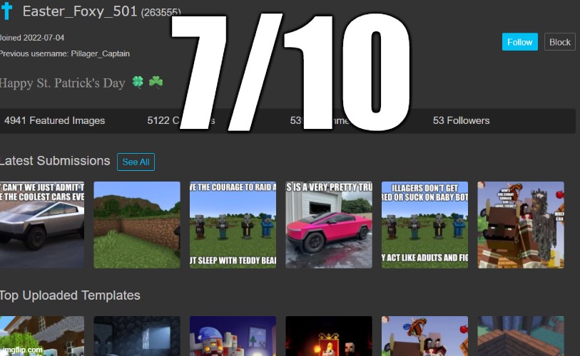 7/10 | made w/ Imgflip meme maker