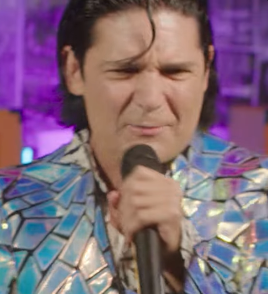Corey Feldman in a clown suit Blank Meme Template