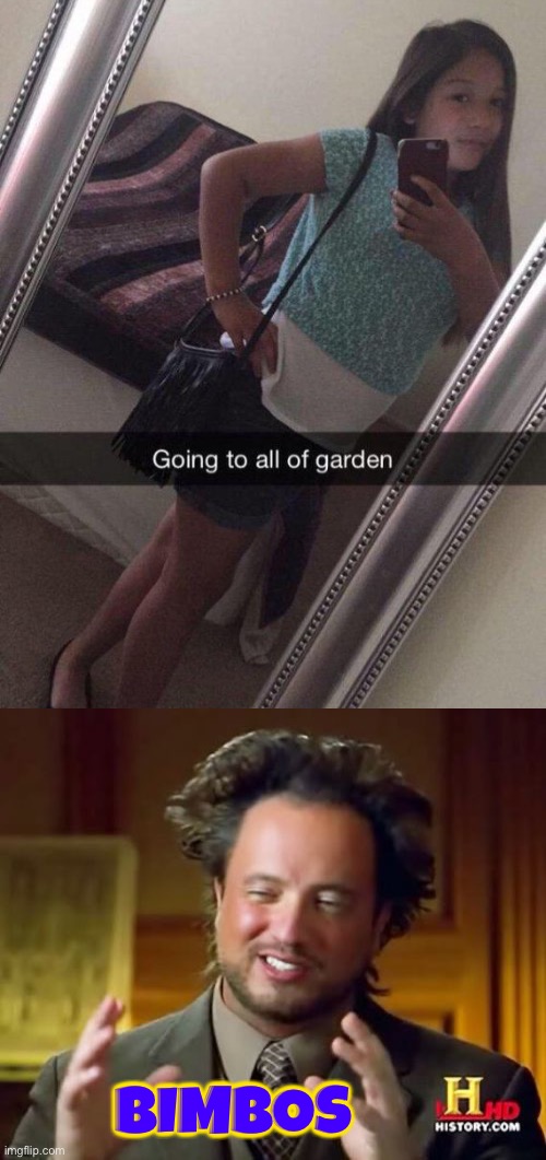 Bimbos | Bimbos | image tagged in ancient aliens guy,bimbos,duhhh dumbass,restaurant,do you are have stupid,dafuq did i just read | made w/ Imgflip meme maker