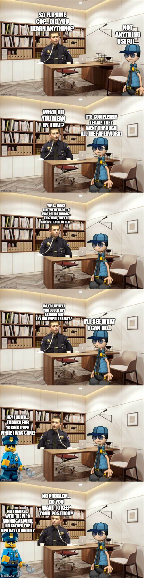 Lego Cop Steps Down as Colonel | made w/ Imgflip meme maker