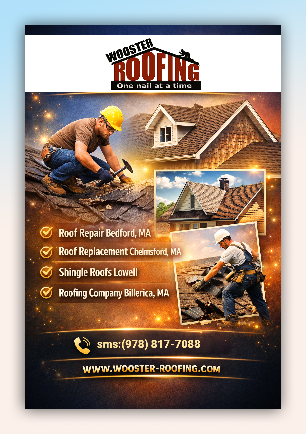 Roof Repair Bedford MA Blank Meme Template