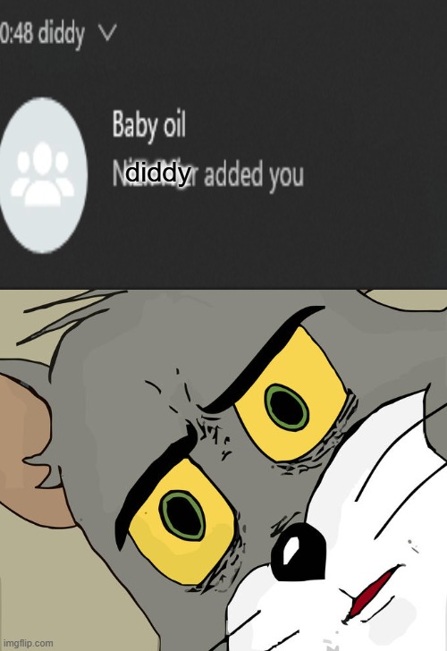 Unsettled Tom Meme | diddy | image tagged in memes,unsettled tom | made w/ Imgflip meme maker