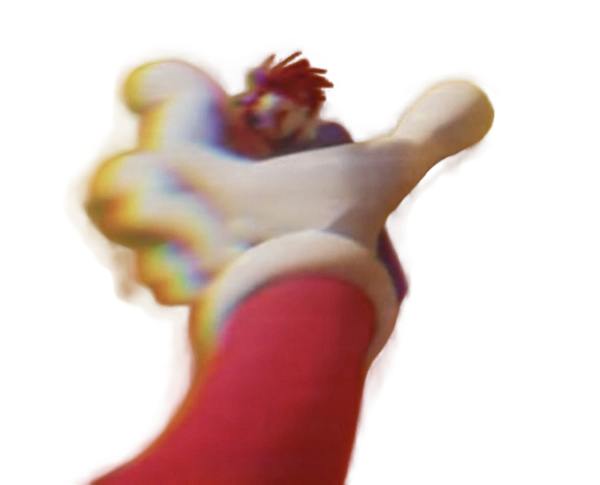 Caine Holding Ragatha Blank Meme Template