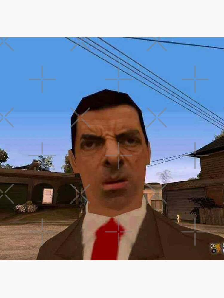 mr bean huh Blank Meme Template