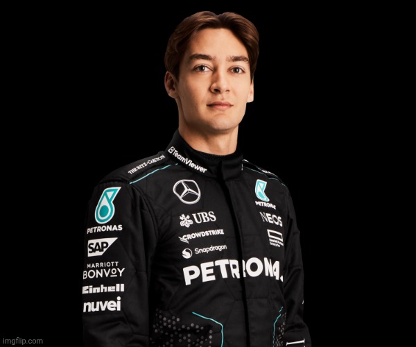 George Russell | image tagged in george russell | made w/ Imgflip meme maker