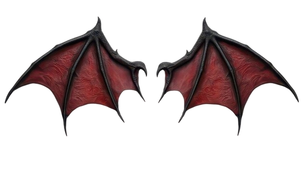 Demonic Wings Blank Meme Template