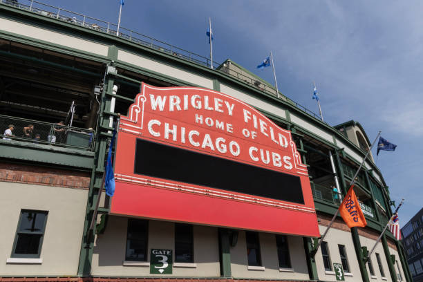 Wrigley field sign Blank Meme Template