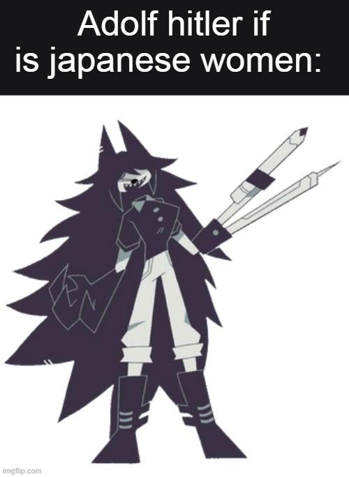 fpe fan forgor to add the reich mustache | Adolf hitler if is japanese women: | image tagged in miss circle,remix,repost day 1 | made w/ Imgflip meme maker