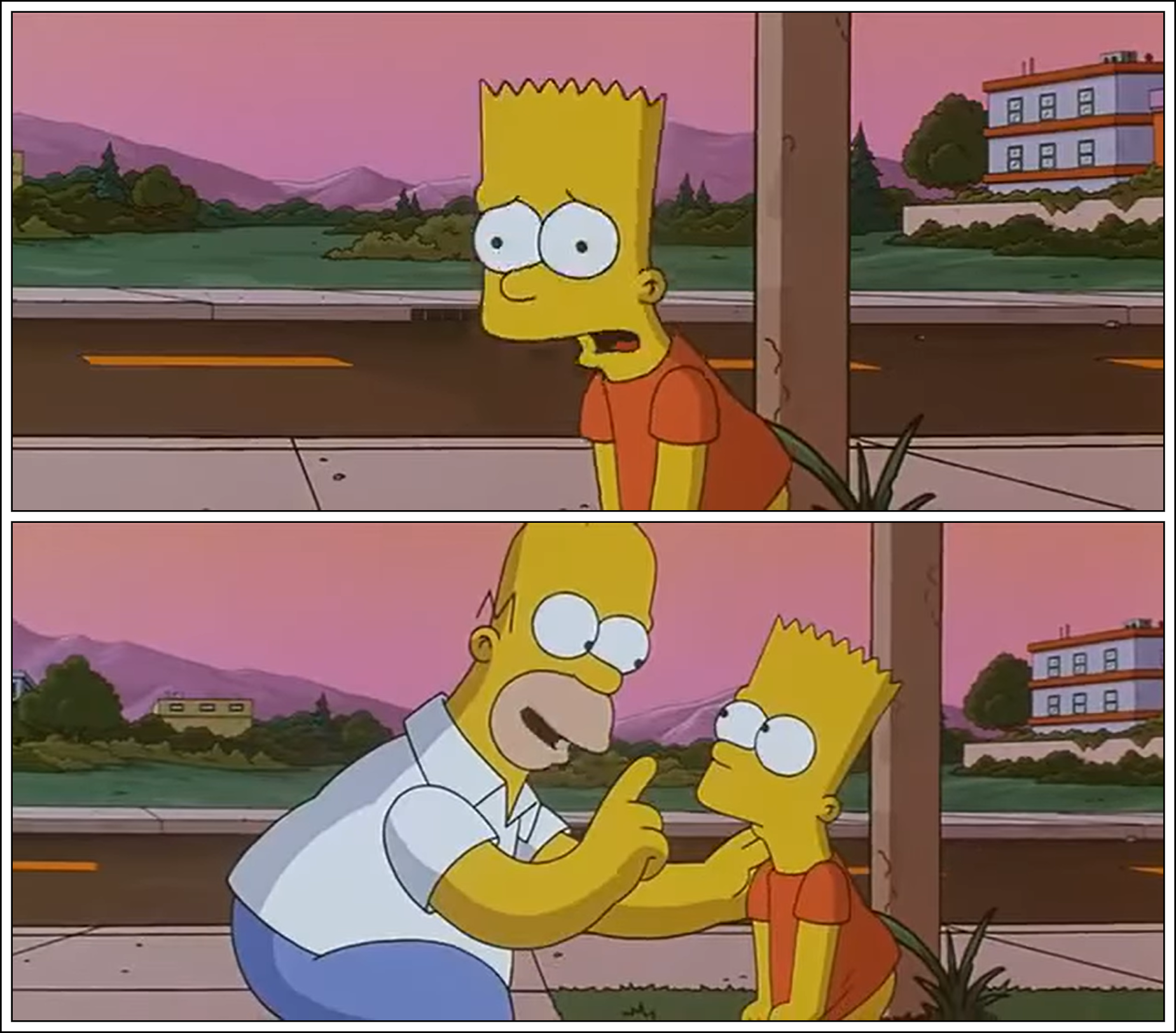 Bart Homer Bad Day So Far Blank Meme Template
