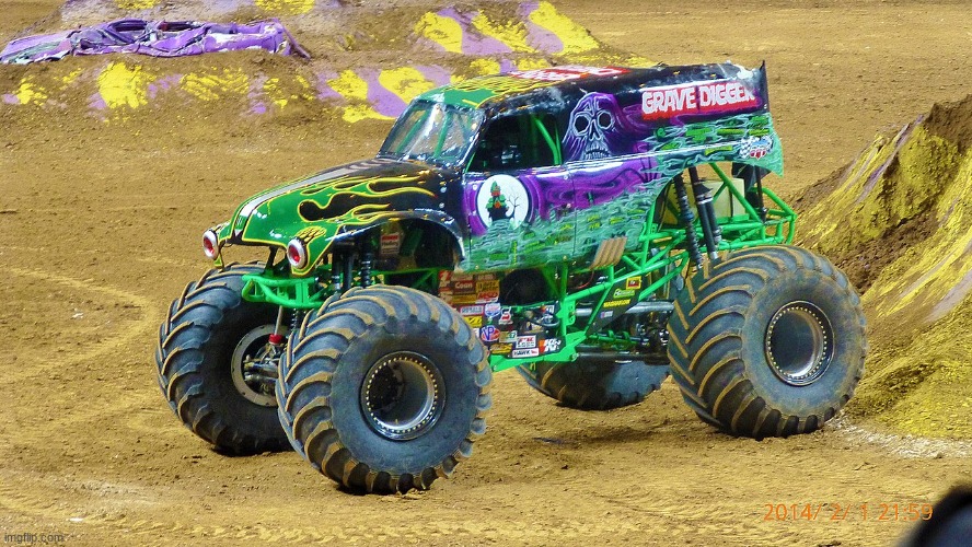 badass monster truck | made w/ Imgflip meme maker