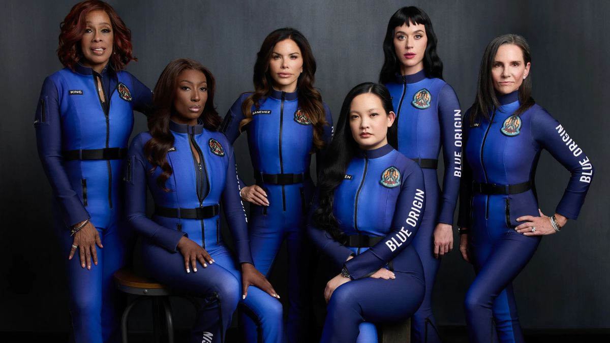 Blue origin space girls Blank Meme Template