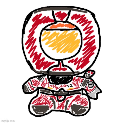V2 Plush (horribly traced) | made w/ Imgflip meme maker