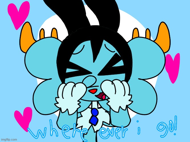 More art | image tagged in oggy and the cockroaches | made w/ Imgflip meme maker