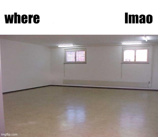 Where lmao | image tagged in where lmao | made w/ Imgflip meme maker