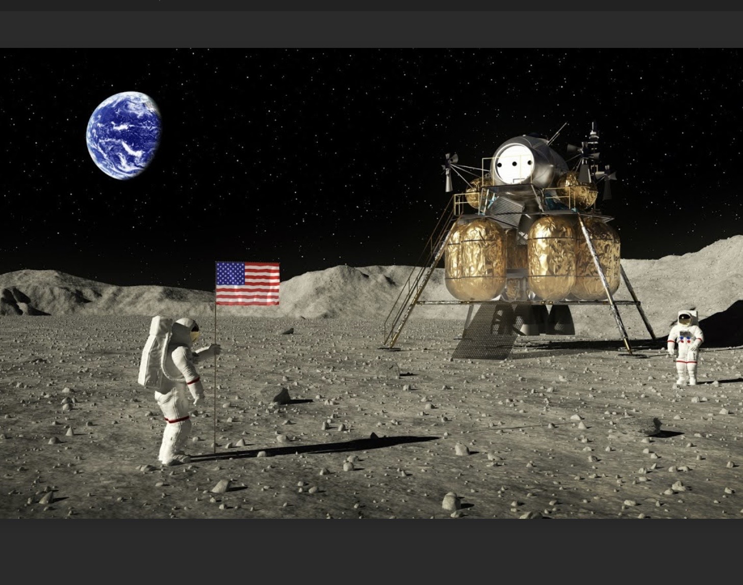 Moon landing 1969 Blank Meme Template