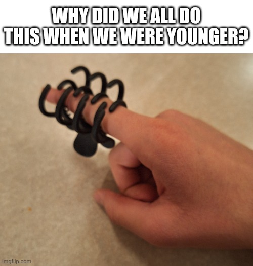 You aren't getting a face reveal but you are getting a hand reveal | Why did we all do this when we were younger? | image tagged in lol so funny,memes,epic handshake,hands,hairclip,face reveal | made w/ Imgflip meme maker