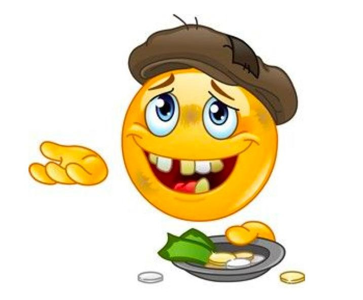 Begging emoji Blank Meme Template