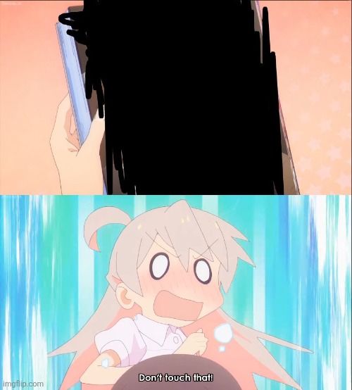 Don't touch that Blank Meme Template