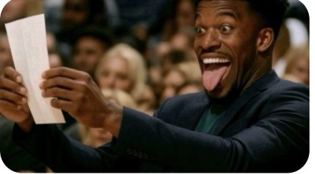 Jimmy butler Reading freaky Blank Meme Template