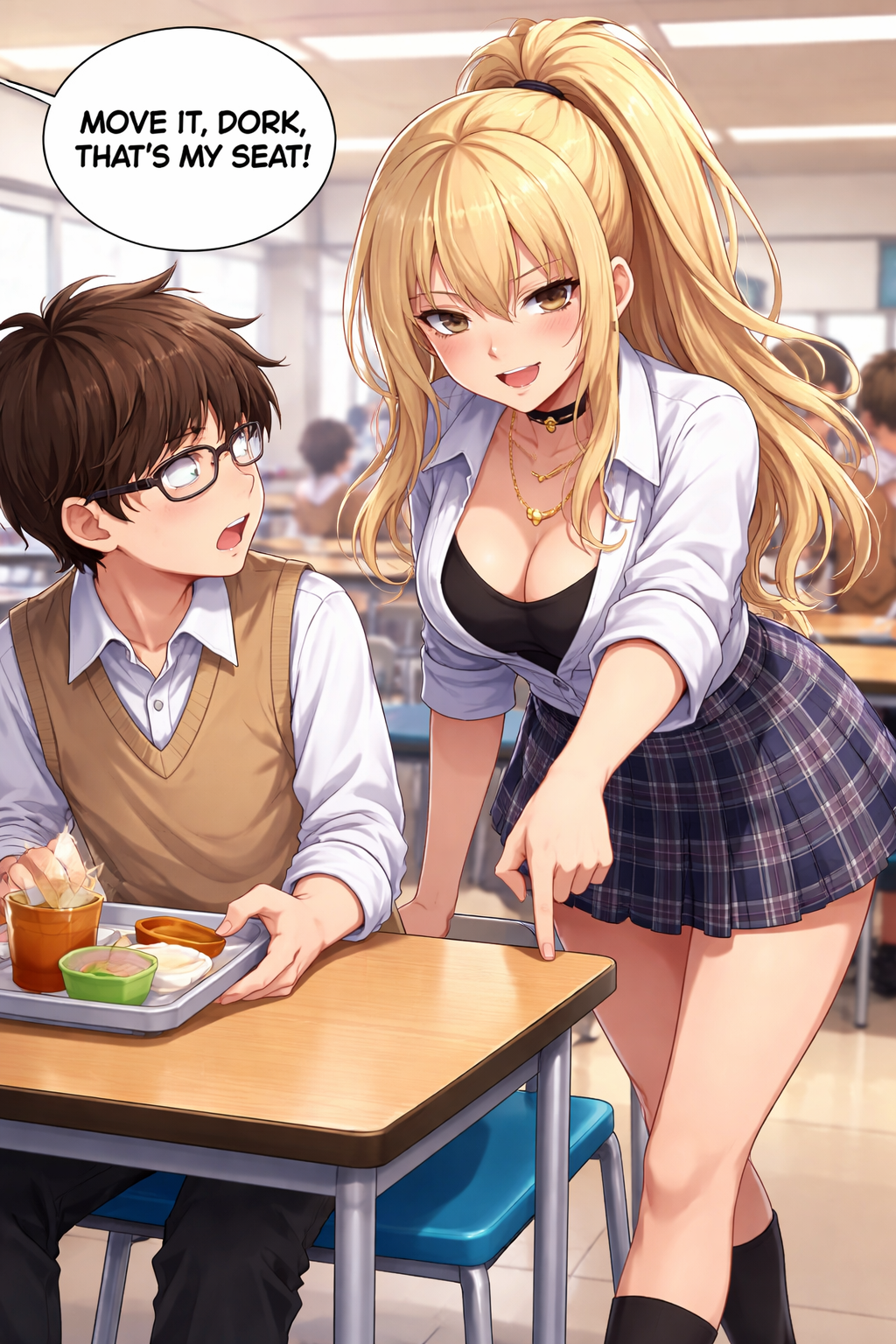 Bully dork Blank Meme Template