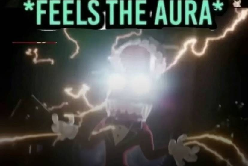 feels the aura caine Blank Meme Template