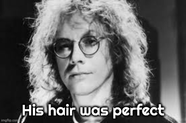 Warren Zevon | His hair was perfect | image tagged in warren zevon | made w/ Imgflip meme maker