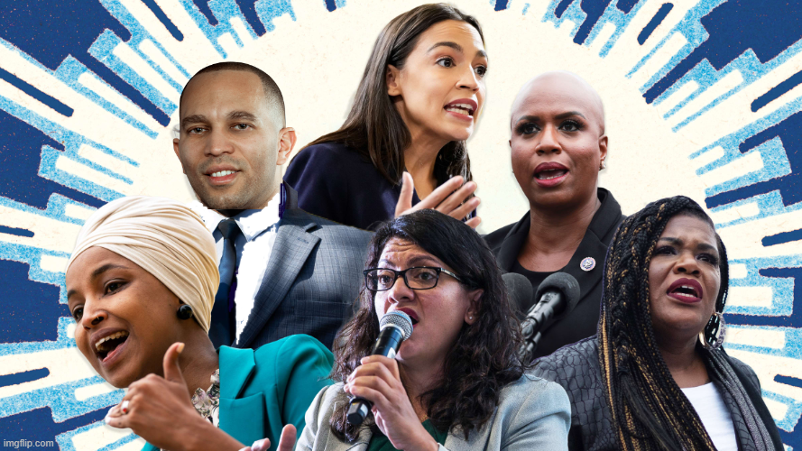 The squad and wanna be Obama Blank Meme Template