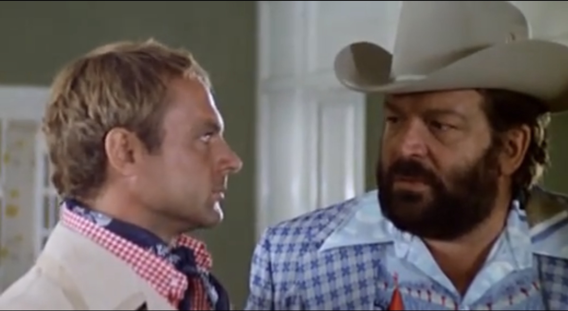 Bud and Terence Blank Meme Template