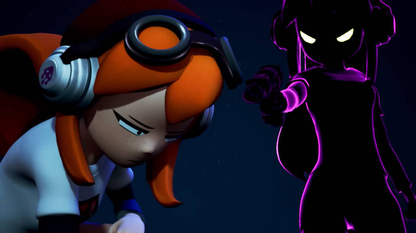 Meggy and Shadow Meggy gun meme Blank Meme Template